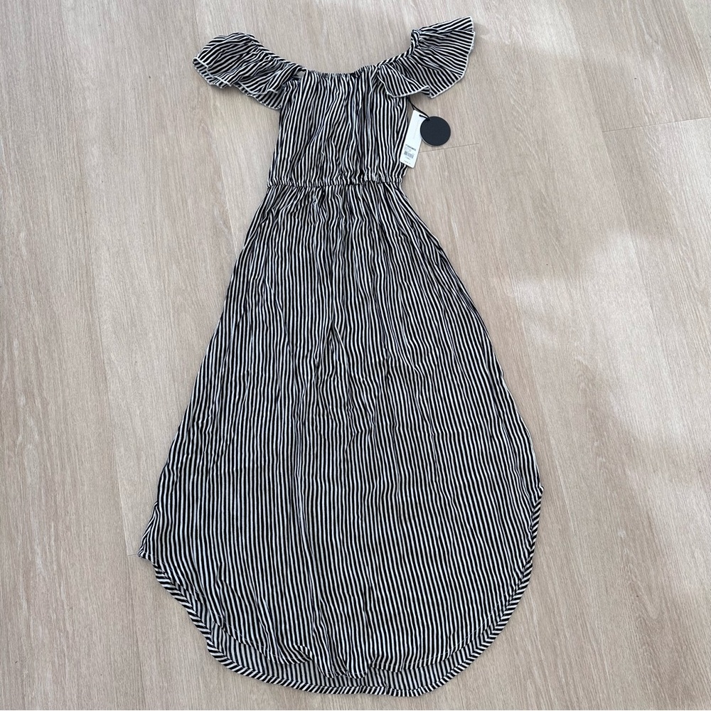 Amuse Society Sheer Bliss Striped Dress